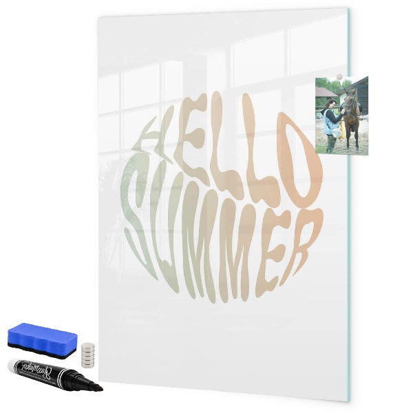 Dry erase board magnetic A summer full of memories and joy