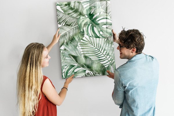 Dry erase board magnetic Green board for photos and notes