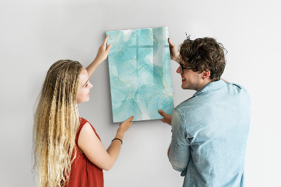 Magnetic dry erase board A colorful board for presenting photos