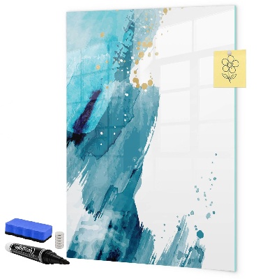 Dry erase board magnetic A colorful board for photos and notes