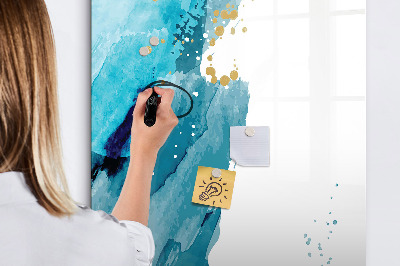 Dry erase board magnetic A colorful board for photos and notes