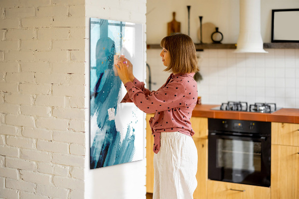 Dry erase board magnetic A colorful board for photos and notes