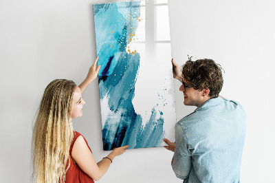 Dry erase board magnetic A colorful board for photos and notes