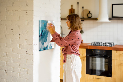 Dry erase board magnetic A colorful board for photos and notes
