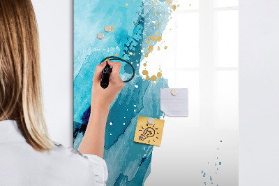 Dry erase board magnetic A colorful board for photos and notes