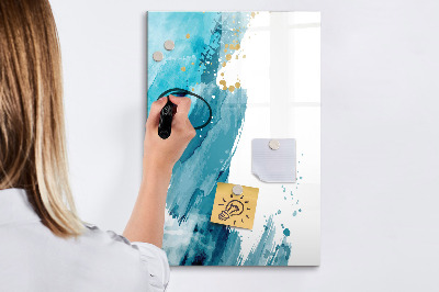 Dry erase board magnetic A colorful board for photos and notes