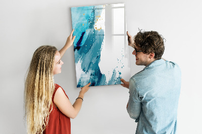 Dry erase board magnetic A colorful board for photos and notes