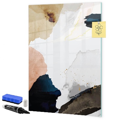 Dry erase board magnetic A stylish board for notes and photos