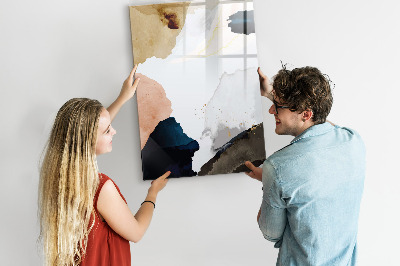 Dry erase board magnetic A stylish board for notes and photos
