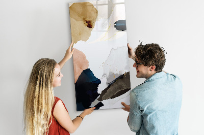 Dry erase board magnetic A stylish board for notes and photos