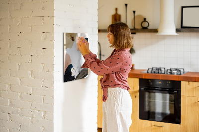 Dry erase board magnetic A stylish board for notes and photos