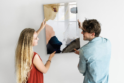 Dry erase board magnetic A stylish board for notes and photos