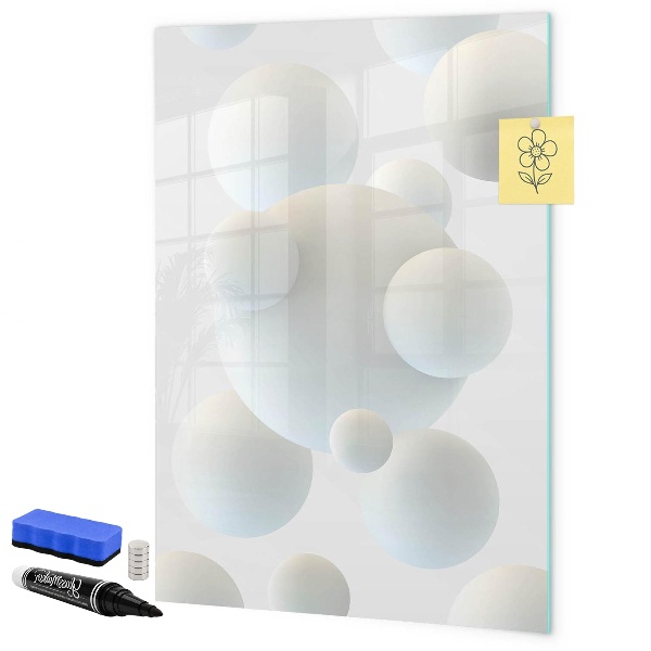 Dry erase board magnetic A practical board for notes and photos