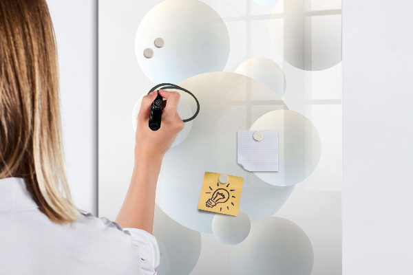 Dry erase board magnetic A practical board for notes and photos