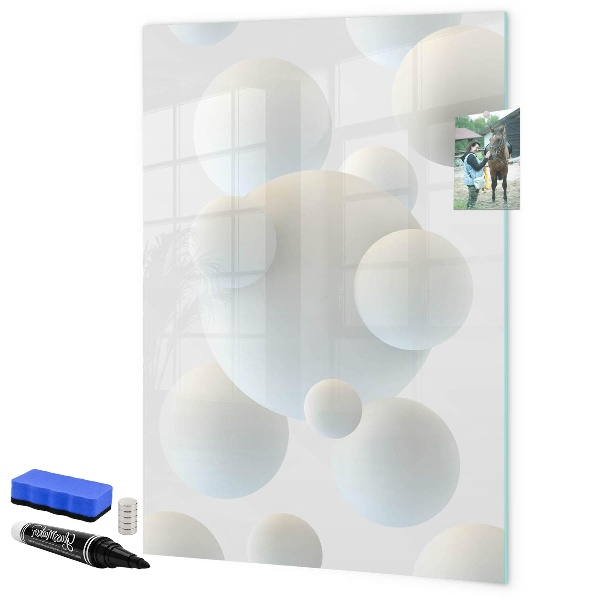 Dry erase board magnetic A practical board for notes and photos