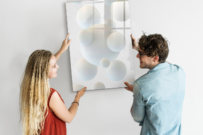 Dry erase board magnetic A practical board for notes and photos