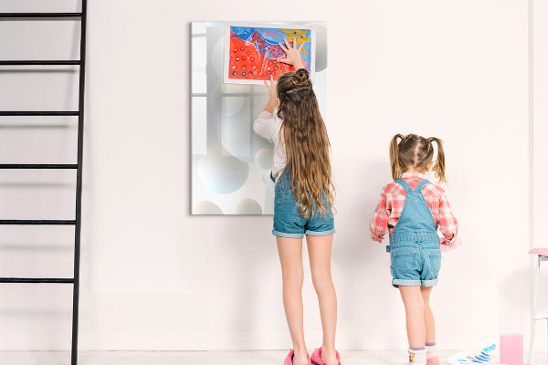 Dry erase board magnetic A practical board for notes and photos