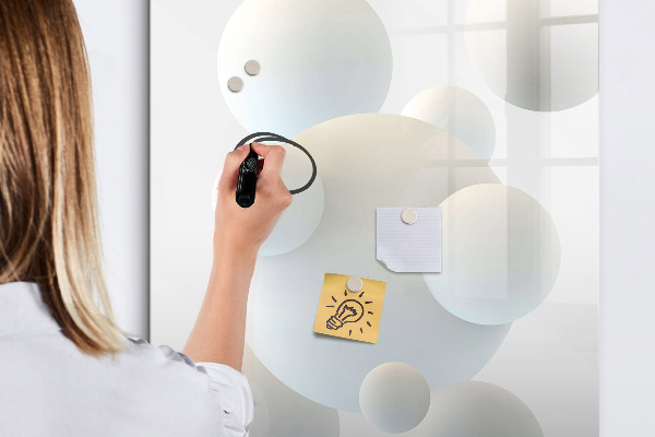 Dry erase board magnetic A practical board for notes and photos