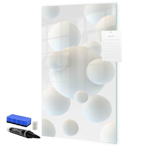 Dry erase board magnetic A practical board for notes and photos