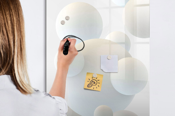 Dry erase board magnetic A practical board for notes and photos