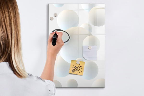 Dry erase board magnetic A practical board for notes and photos