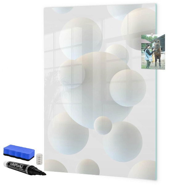 Dry erase board magnetic A practical board for notes and photos