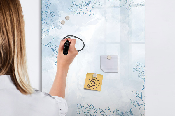 Magnetic dry erase board Creative board for photos and notes