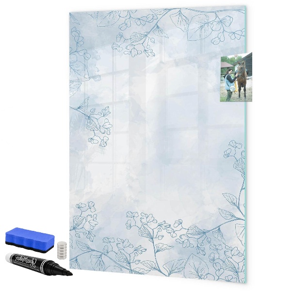 Magnetic dry erase board Creative board for photos and notes