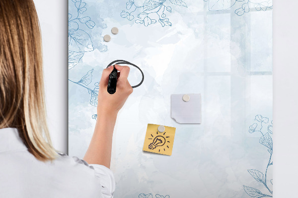 Magnetic dry erase board Creative board for photos and notes