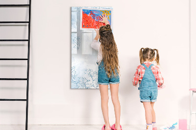 Magnetic dry erase board Creative board for photos and notes