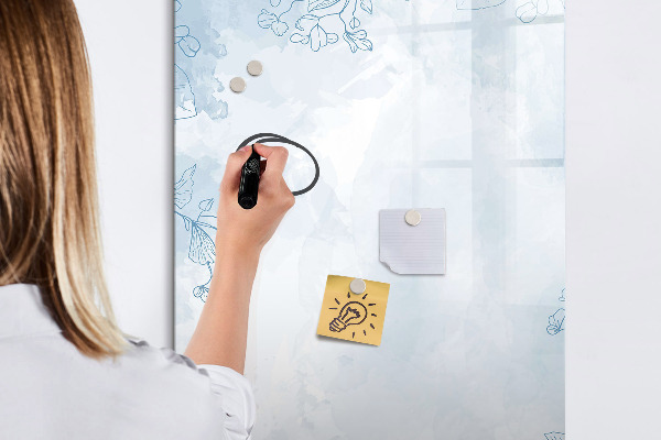 Magnetic dry erase board Creative board for photos and notes