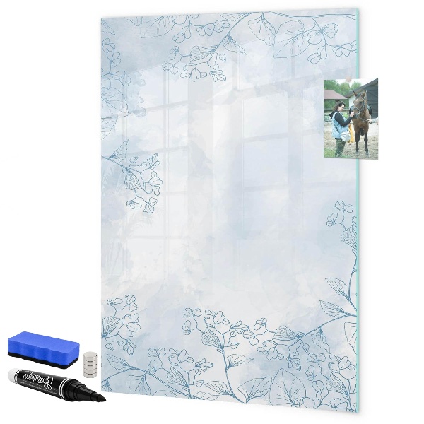 Magnetic dry erase board Creative board for photos and notes