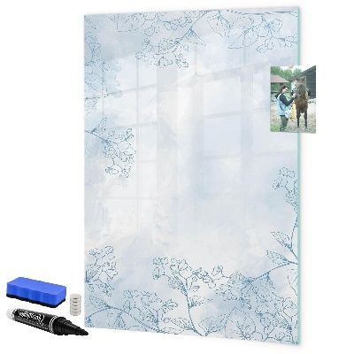 Magnetic dry erase board Creative board for photos and notes