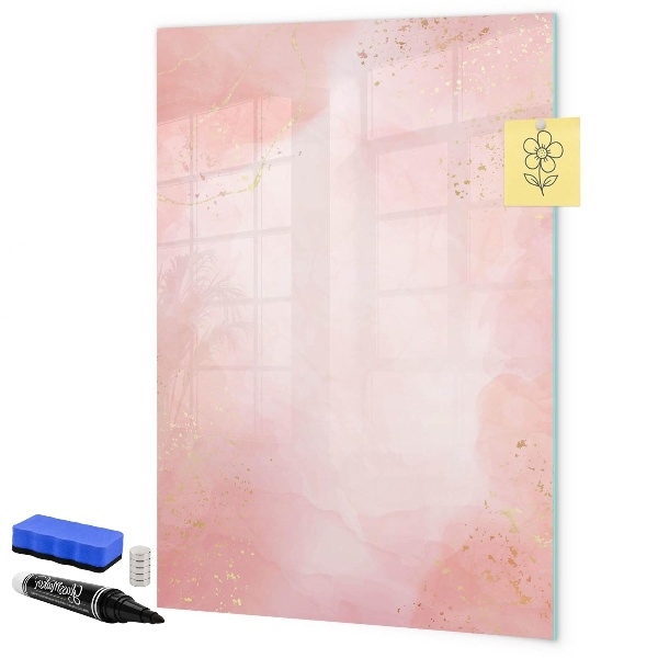 Magnetic dry erase board Pastel board for photos and notes
