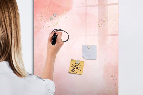 Magnetic dry erase board Pastel board for photos and notes