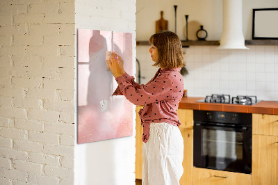 Magnetic dry erase board Pastel board for photos and notes