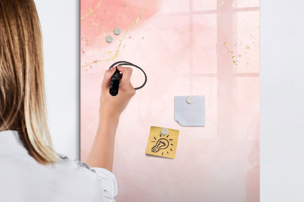 Magnetic dry erase board Pastel board for photos and notes
