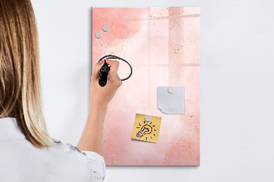 Magnetic dry erase board Pastel board for photos and notes