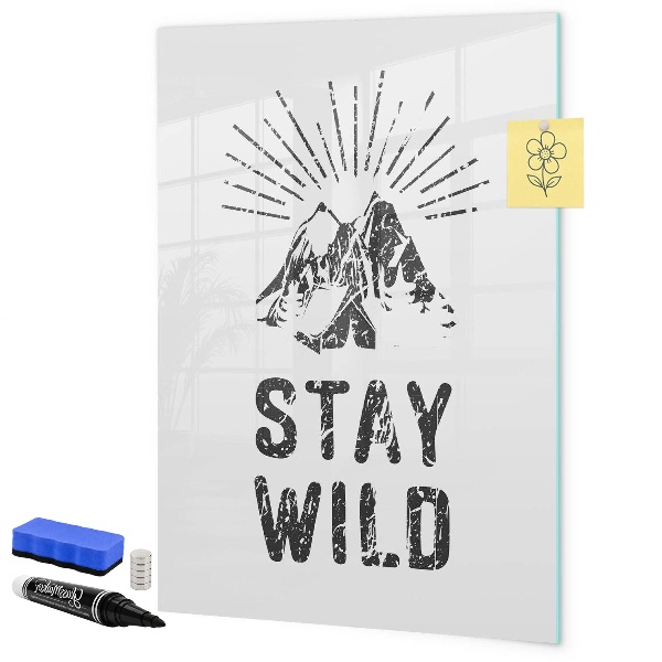 Dry erase board magnetic A creative space for memories and photos