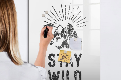 Dry erase board magnetic A creative space for memories and photos