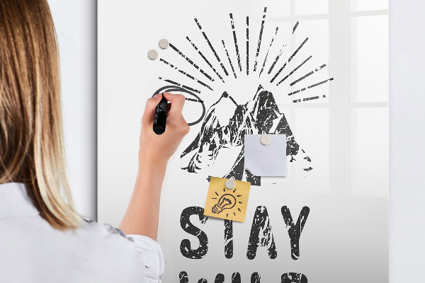 Dry erase board magnetic A creative space for memories and photos