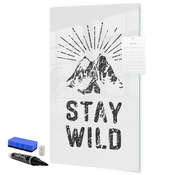 Dry erase board magnetic A creative space for memories and photos