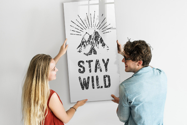 Dry erase board magnetic A creative space for memories and photos
