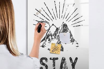 Dry erase board magnetic A creative space for memories and photos