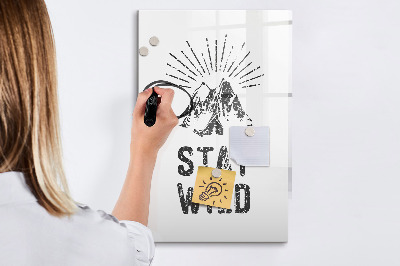 Dry erase board magnetic A creative space for memories and photos