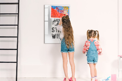 Dry erase board magnetic A creative space for memories and photos
