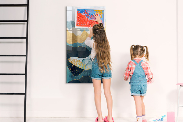 Dry erase board magnetic Creative board for photos and notes