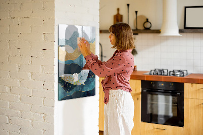 Dry erase board magnetic Creative board for photos and notes