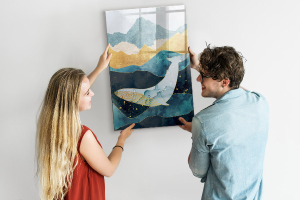 Dry erase board magnetic Creative board for photos and notes
