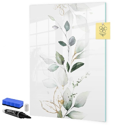 Magnetic dry erase board Stylish board for photos and notes